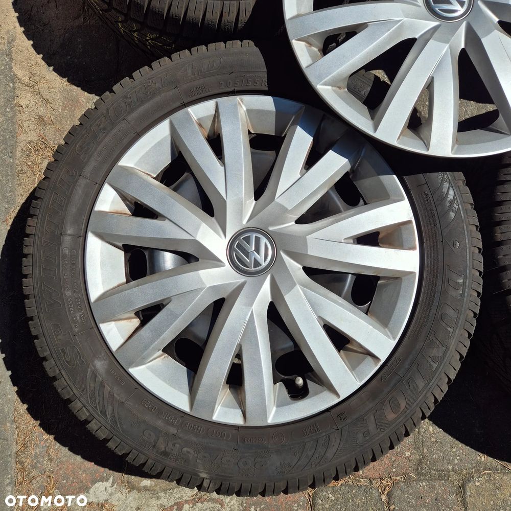 ZIMA KOŁA 205/55 R16 VW GOLF CADDY PASSAT AUDI A3 A4 OCTAVIA LEON TOURAN - 3