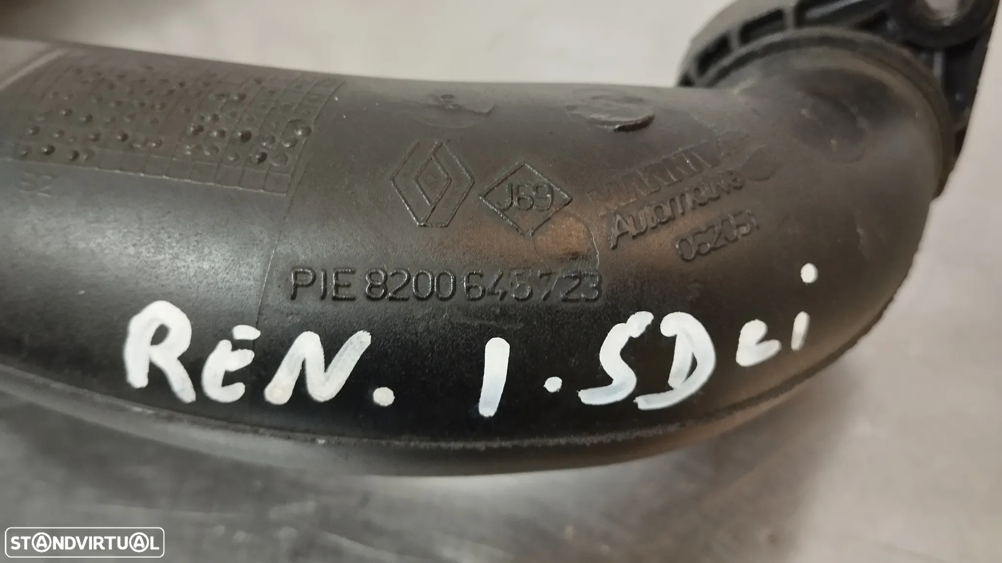 TUBO ADMISSÃO RENAULT CLIO IV / KANGOO II / MEGANE III 1.25DCI REF. 8200645723 - 3