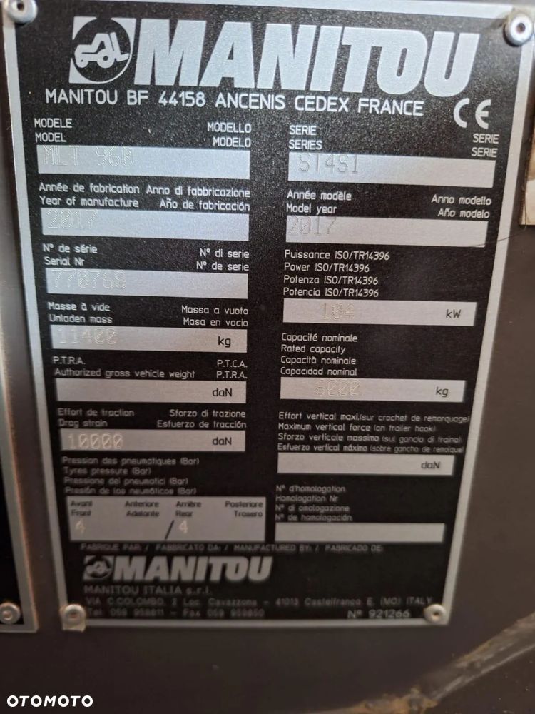 Manitou MLT960 - 21