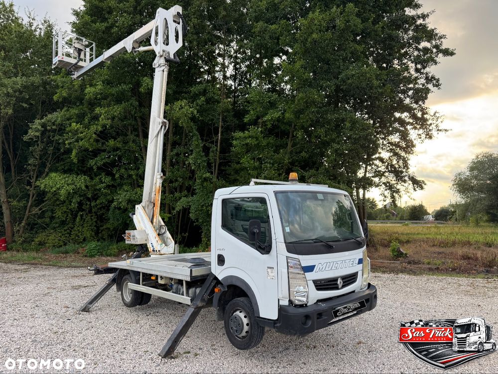 Renault MAXITY 120 DXI ZWYŻKA PODNOŚNIK KOSZOWY WYSIĘG 19.5 M Zwyżka MULTITEL