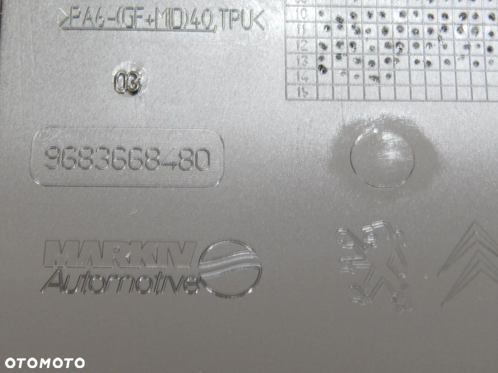 Osłona silnika wtrysków 2.0 TDCI HDI Ford Mondeo MK4 Citroen C5 x7 Peugeot 5008 08-14 Łuków części - 5