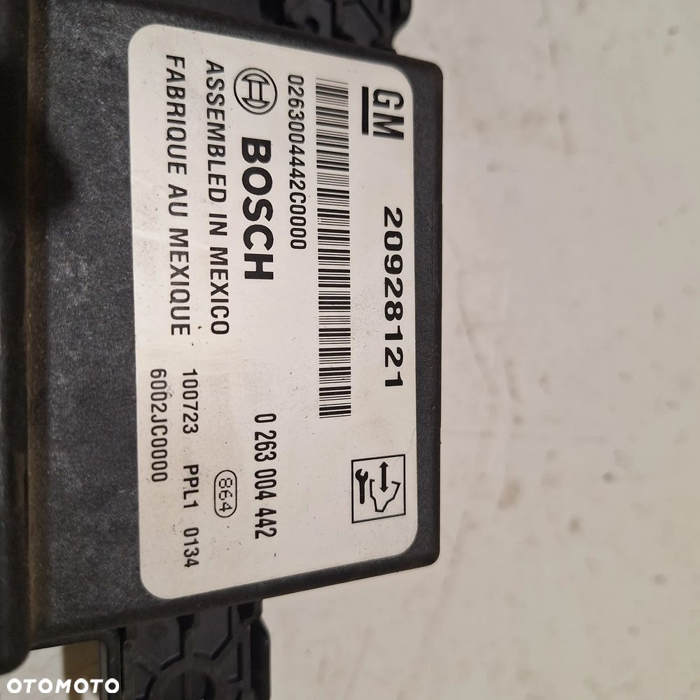 STEROWNIK MODUL PARKOWANIA PDC OPEL INSIGNIA ASTRA ZAFIRA MERIVA 20928121 0263004442 - 3