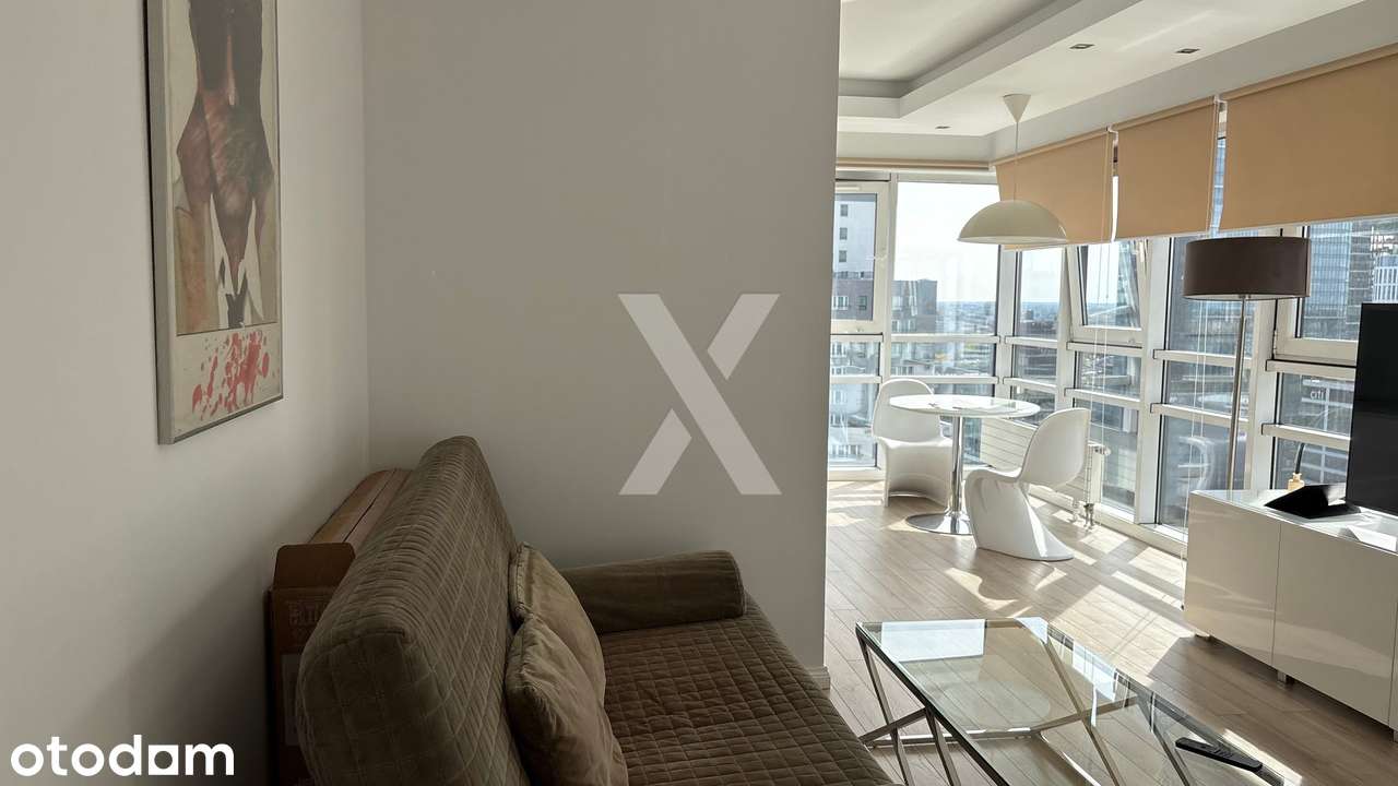 Platinum Towers | 2 pokoje | 50 m2 | Klimatyzacja | Centrum Warszawy