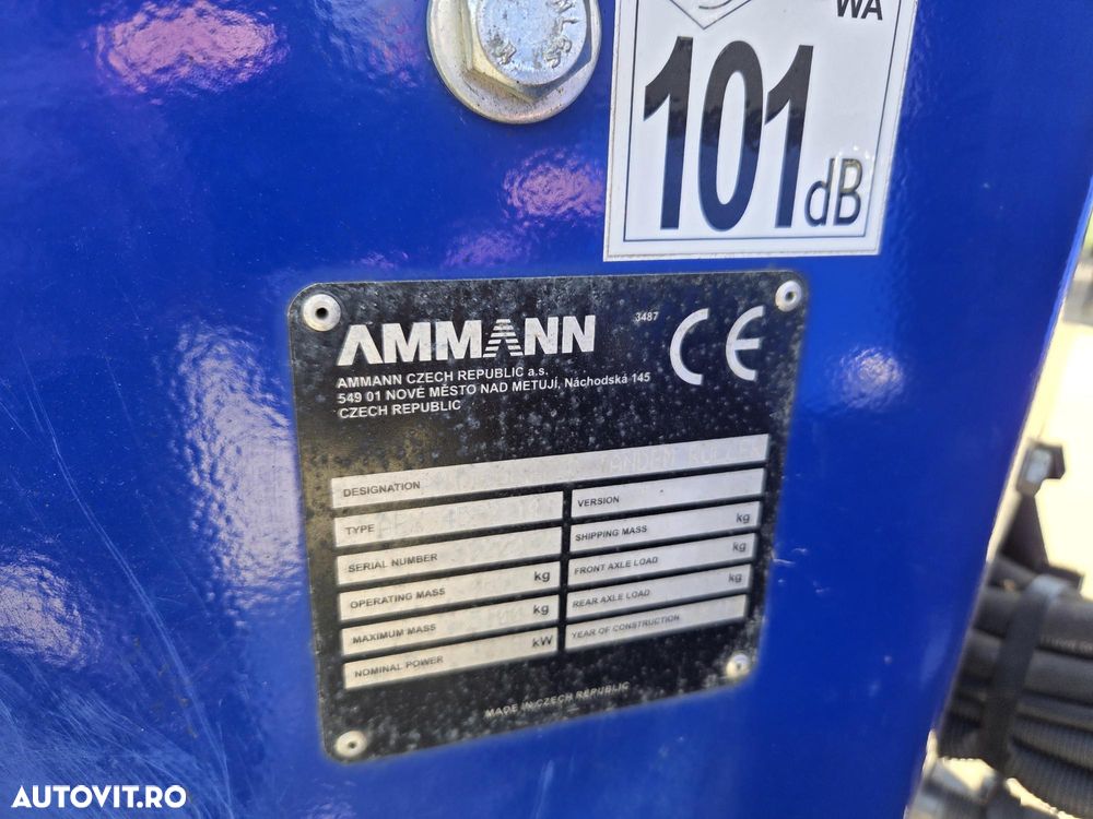Ammann ARX45, 4,6tone, 2019, 1.444h, latime tambur 1,4m, motor Kubota 75CP, sistem stropire, sistem taiere asfalt, 2 joystickuri-FULL OPTION-posibilitate leasing 3 ani, rulat in Germania-STARE FOARTE BUNA-PROMOTIE 29.900 EUR+Tva - 13