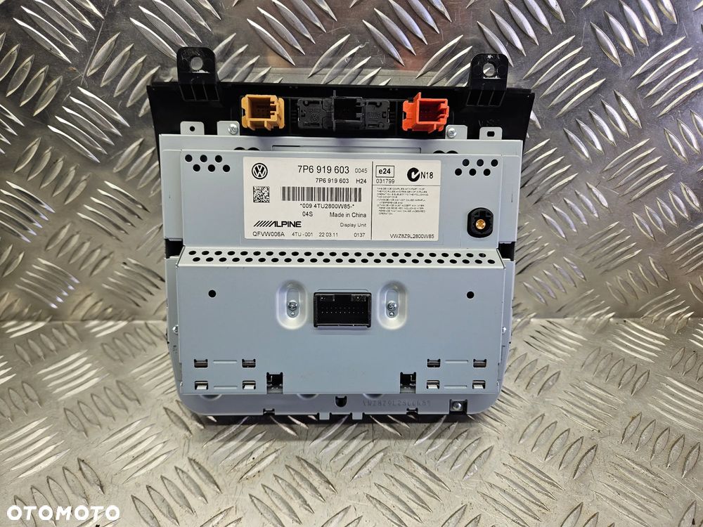 VW TOUAREG II 7P 10-18R ZESTAW WIAZKA WZMACNIACZ GLOSNIK DYNAUDIO ORYGINALNY - 7