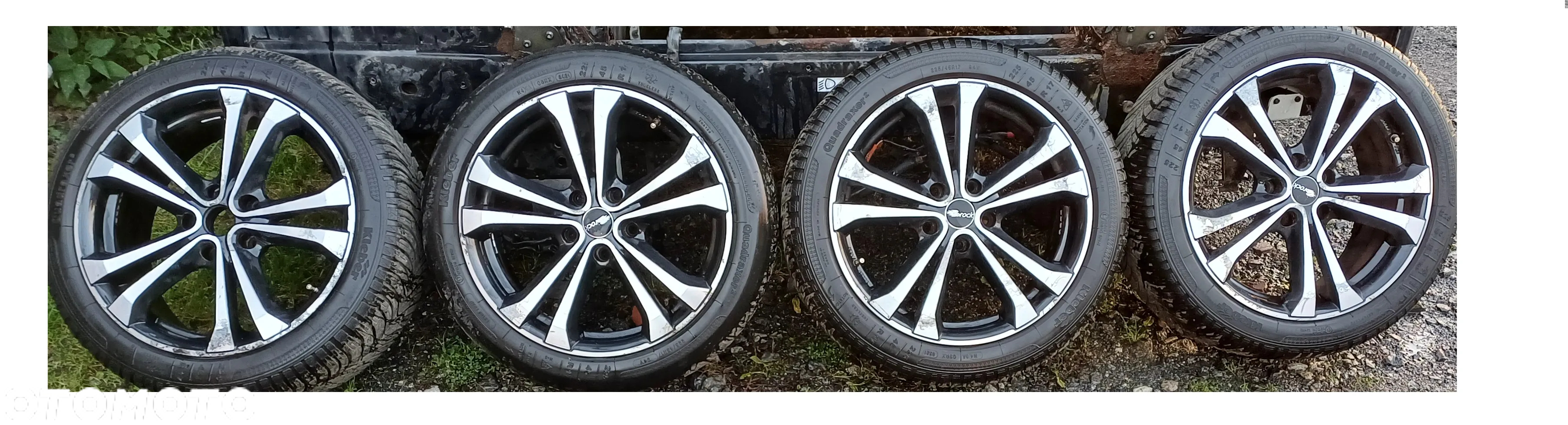 FELGI FELGA KOMPLET 4 SZTUKI BROCK RC17-757 KBA47225 7.5Jx17H2 et35 MERCEDES - 4