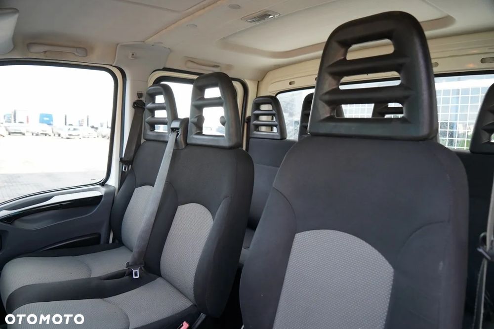 Iveco DAILY 35-130 / WYWROTKA TYLNOZSYPOWA STALOWA / BRYGADÓWKA - 7 OSÓB / BLIŹNIAK / MANUAL / SPROWADZONY / - 23