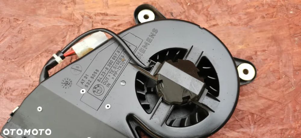 BMW E36 CABRIO ORYGINALNY WENTYLATOR TYLNEJ SZYBY NR. 8 390 857 OEM - 3