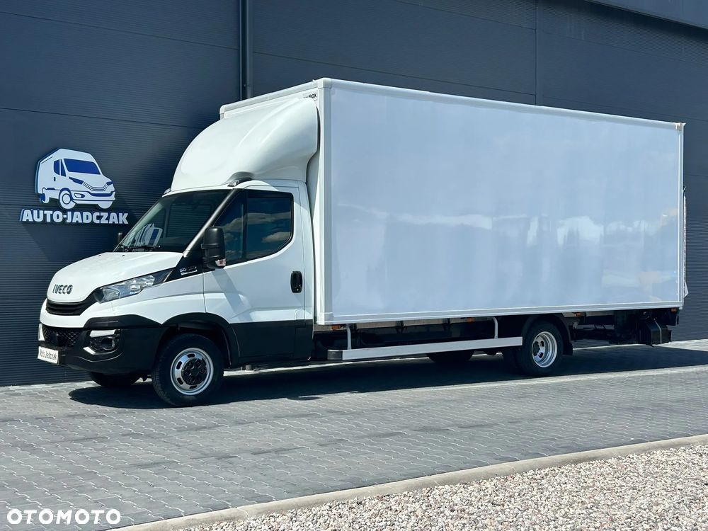 Iveco Daily 50C18 35C18 Hi-Matic 3.0 HPI Kontener 11 palet + winda 750kg **Climatronic**Serwis**Sprowadzony**2019R** - 1