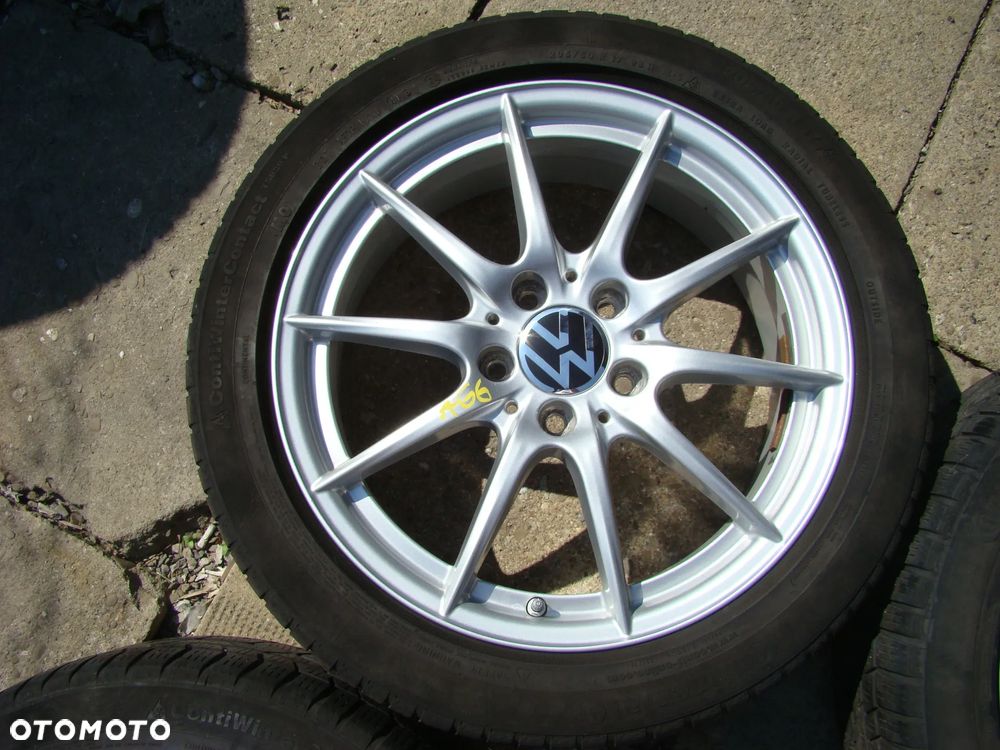 a66 5x112 VW Golf V VI VII VIII Plus Jetta Touran Caddy Passat B6 6,5jx17 opona zima 205/50 - 4