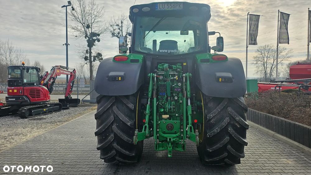John Deere JD 6215R, 50 km/h, pneumatyka, przedni TUZ, bogata wersja, autentyczny przebieg! - 9
