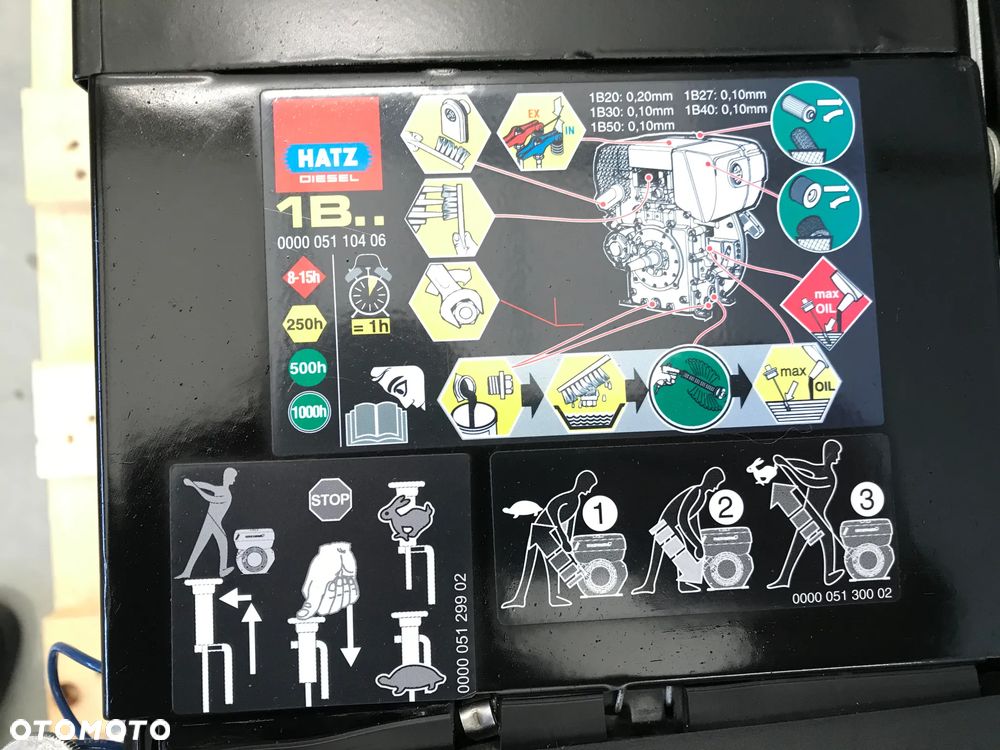 SILNIK HATZ 1B20-X 1B20 X 4064netto - 12