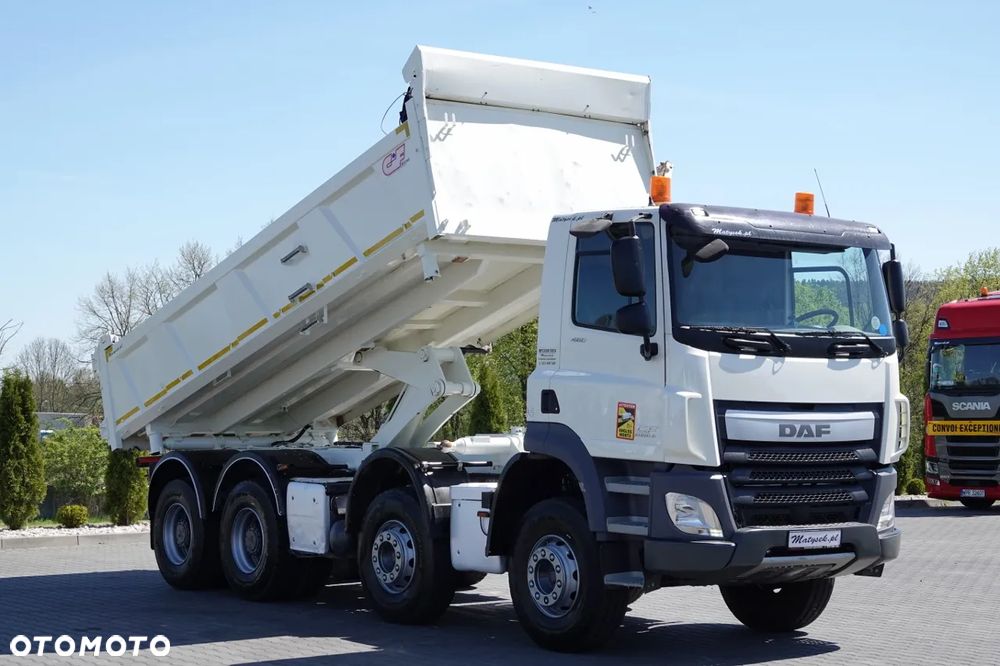 DAF CF 460 / 8x4 / WYWROTKA / HYDROBURTA  / BORDMATIC / SPROWADZONY - 4