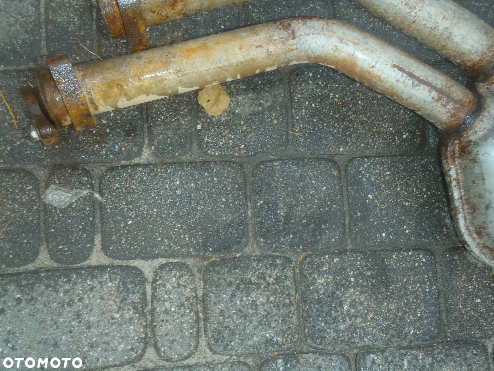 wydech tłumik rura portki kolektory mercedes  w124 124 jak nowy  oryginał posiadam wszystkie części - 11