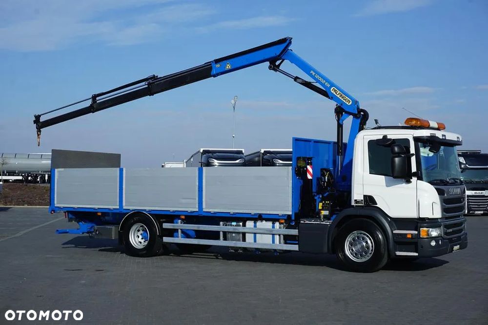 Scania / P 250 / ACC / SKRZYNIOWY + HDS + WINDA / PALFINGER PK 12 002 - EH B / WYSIĘG 10 M - 4