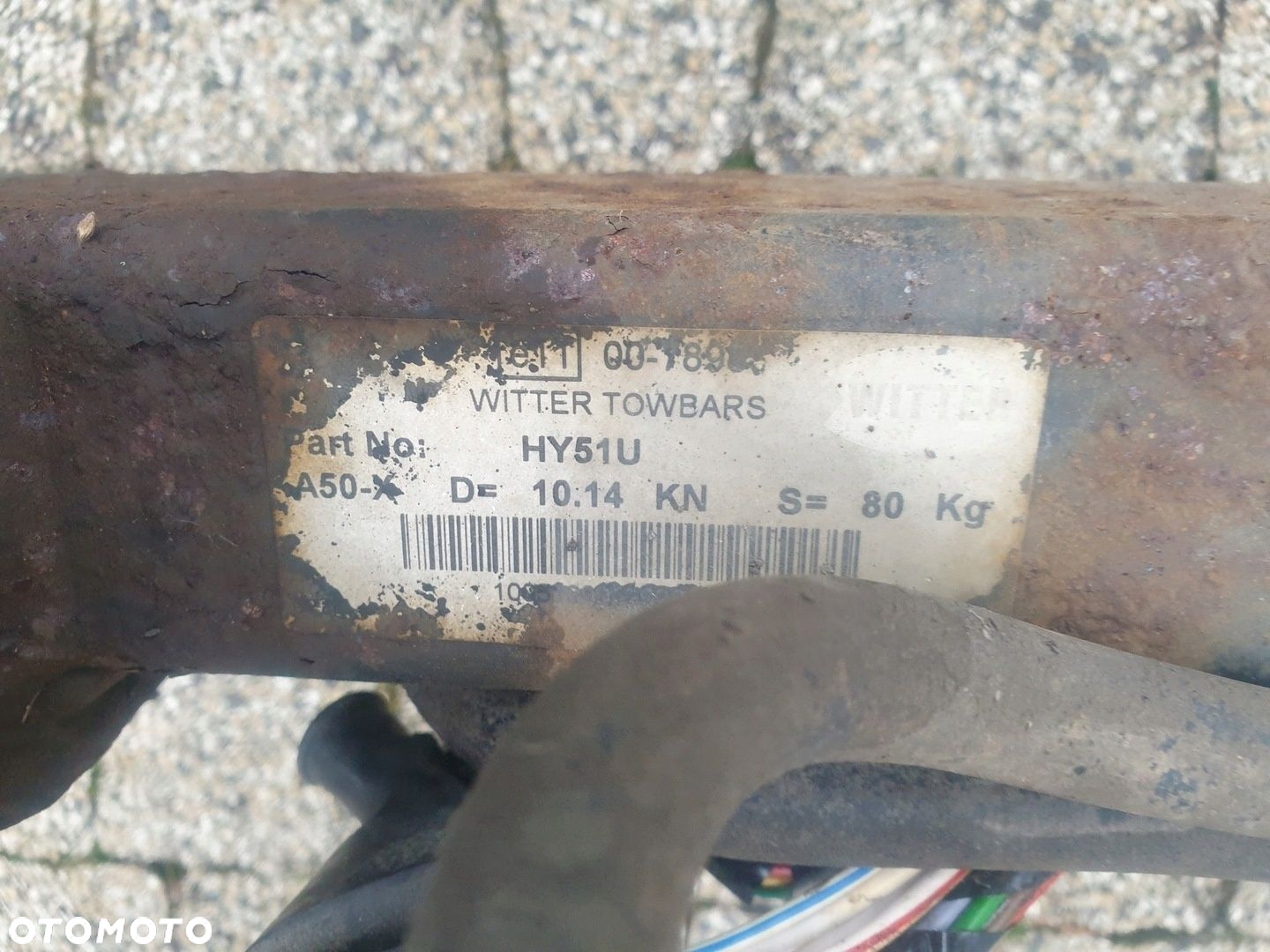 HYUNDAI IX35 HAK HOLOWNICZY WITTER WIĄZKA MODUŁ GNIAZDO ORYG - 3