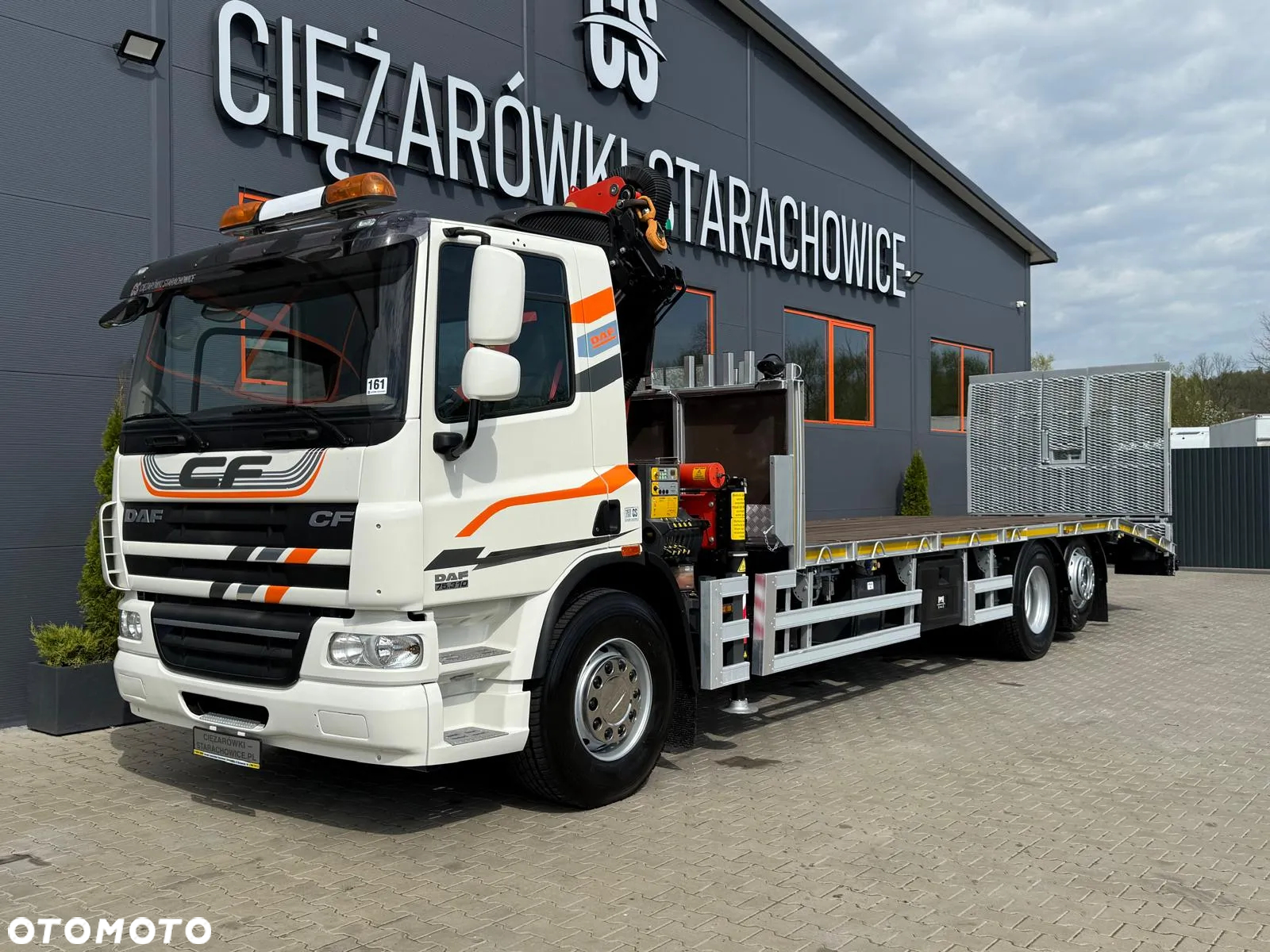 DAF DAF CF 75.310 / E5 / 6x2 / laweta + żuraw PALFINGER PK 18002 EH / platforma , pomoc drogowa , skrzynia - 16