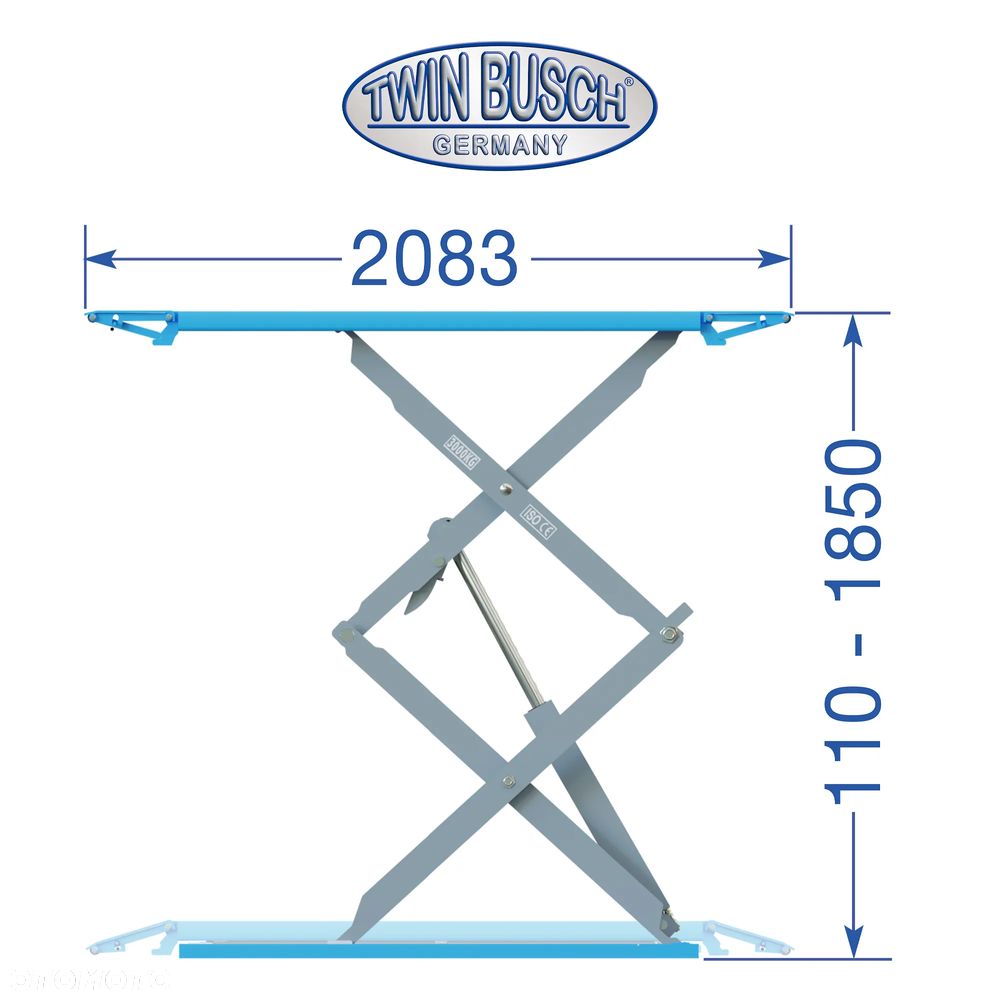 PODNOŚNIK NOŻYCOWY TWIN BUSCH MODEL TW S3-19 - 8