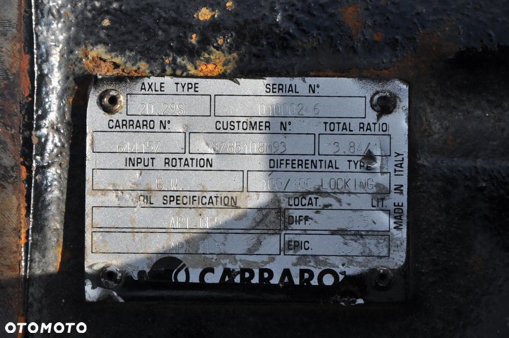 OBUDOWA MOSTU WAHACZ MASSEY FERGUSON 7480 6480 6485 - 10