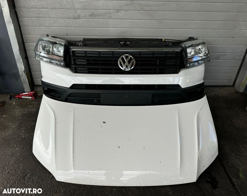 Tragar trager complet bară față capotă far faruri vw Crafter 2017 2018 2019 2020 2021 2N0 radiatoare armătură game ventilator suport radiatoare brosca … - 2