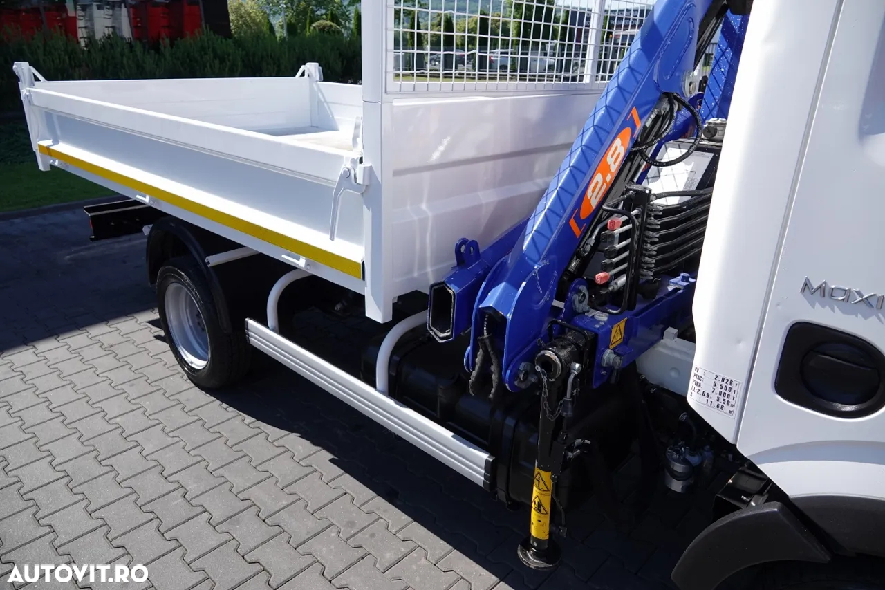 Renault MAXITY 140 DXI / 2.5 D / BASCULATOR – 3.1M + HDS PM 2821 / DUBLU / IMPORTAT / CONTRACT DE SERVICE POST-SERVICE - 18
