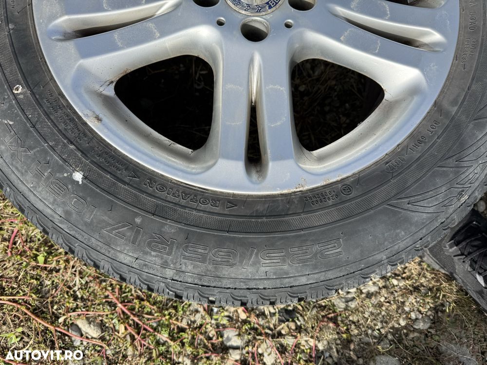 Jante Mercedes Glk 17  4x4 cu cauciucri iarna C E Class - 6