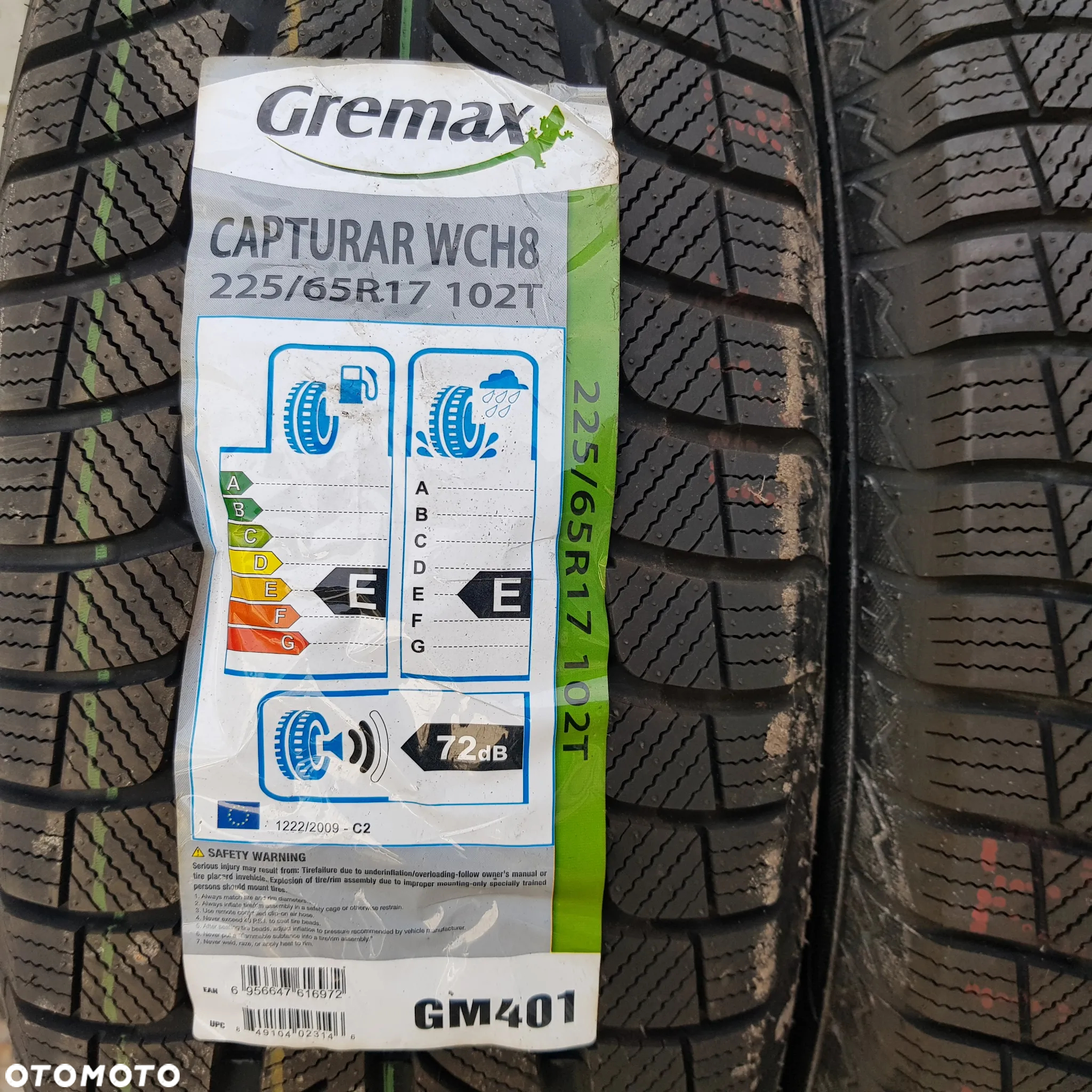 4x 225/65R17 Gremax Capturar WCH8 Komplet opon zimowych Poznań - 2