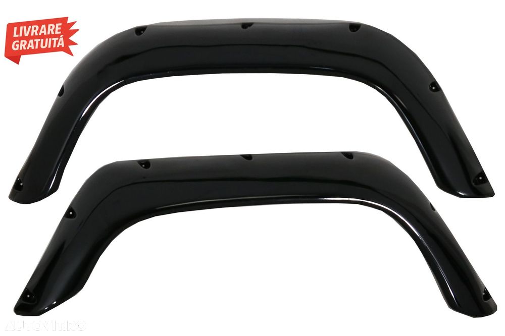 Prelungiri Aripi Extensii Aripi Land Rover Defender 90 & 110 (1990-2016) Negru Luc- livrare gratuita - 2