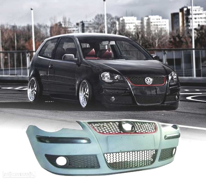 PÁRA-CHOQUES FRONTAL VOLKSWAGEN VW POLO 05-09 LOOK GTI - 1