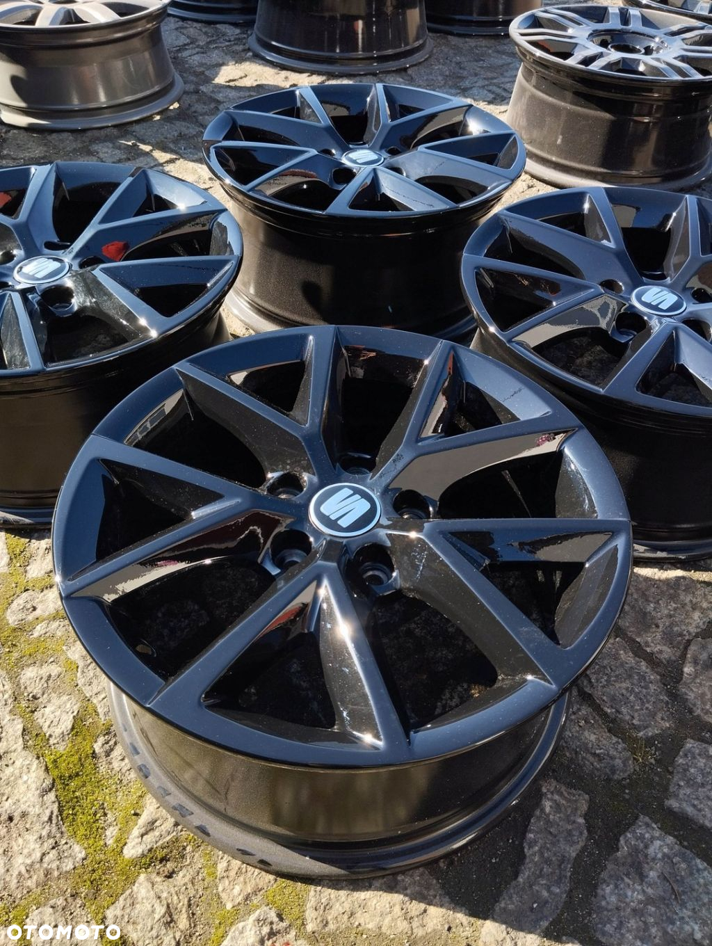 Felgi Alu 5x112 16 Seat Leon 4 IV 5FA Czarny Połysk - 3