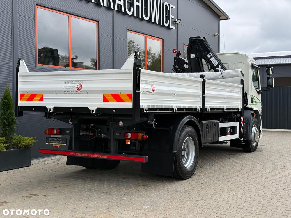 DAF LF CF 55.220 // wywrotka 3-stronna // żuraw HIAB 111 HIDUO // kipper, kran, crane, kiper - 18