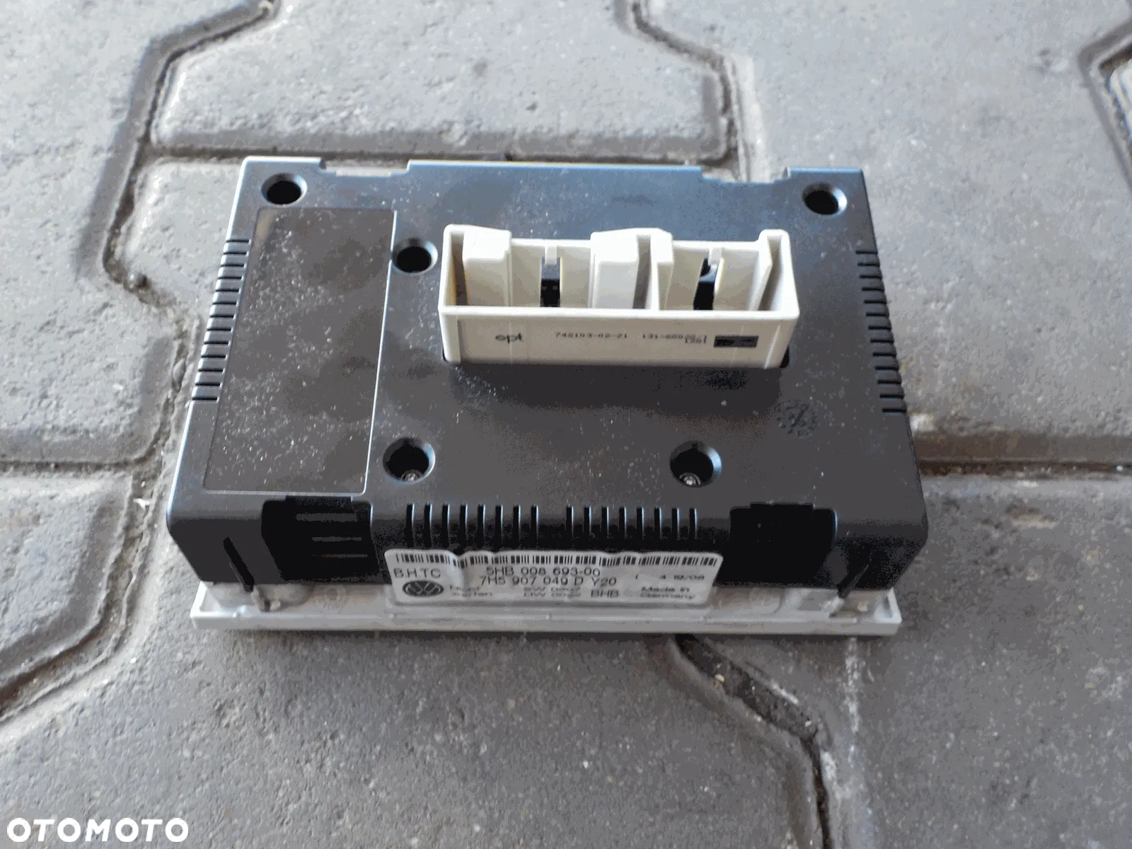 VW T5 MULTIVAN PANEL OGRZEWANIA NAWIEWU TYŁ 7H5907049D - 3