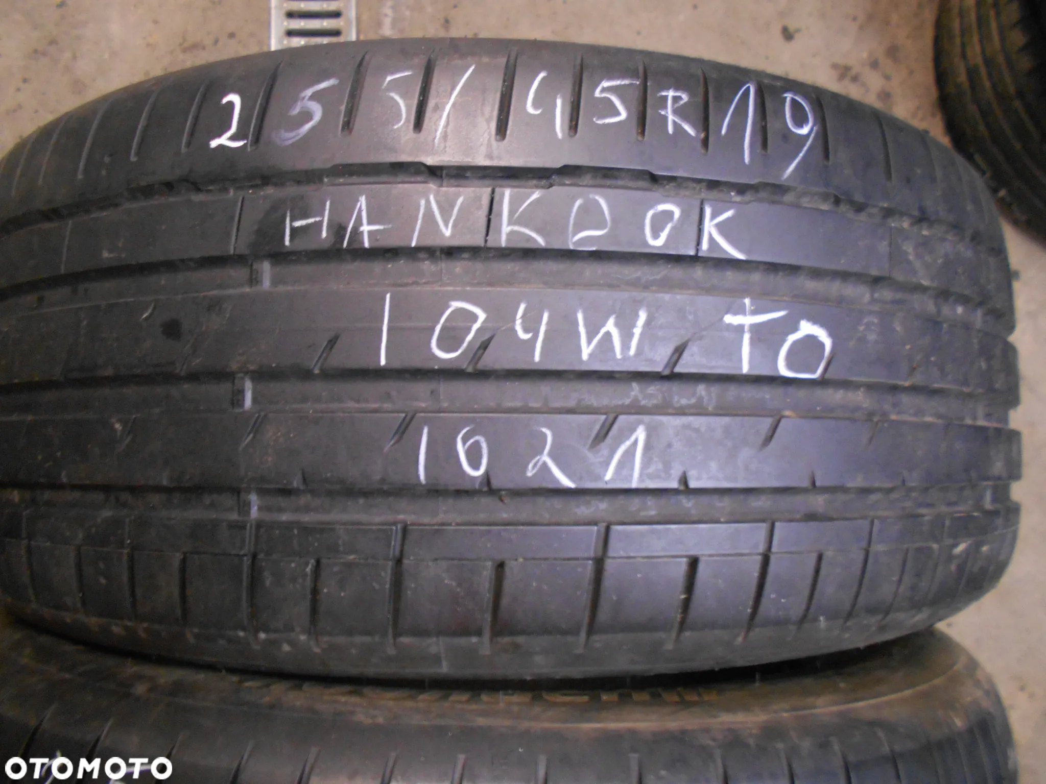 OPONY 255/45R19 HANKOOK VENTUS S1 EVO3 EV TO DOT 1521 8MM - 2