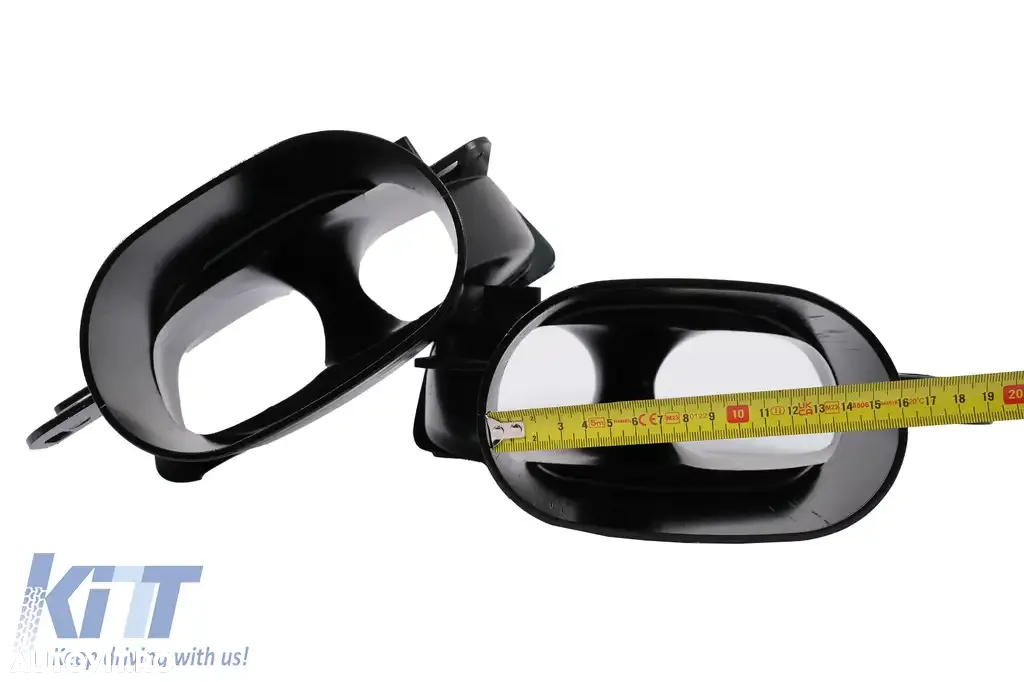 Difuzor Bara Spate compatibil cu Mercedes C-Class W205 S205 (2014-2020) pentru Sport Line - 4