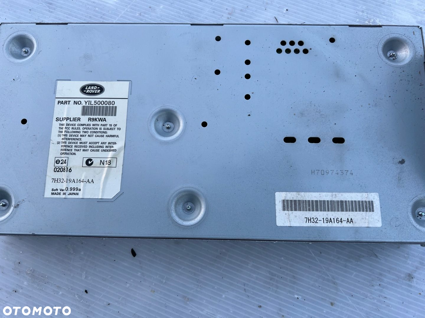RANGE ROVER L322 MODUŁ STEROWNIK TV DVD 7H32-19A164-AA - 5