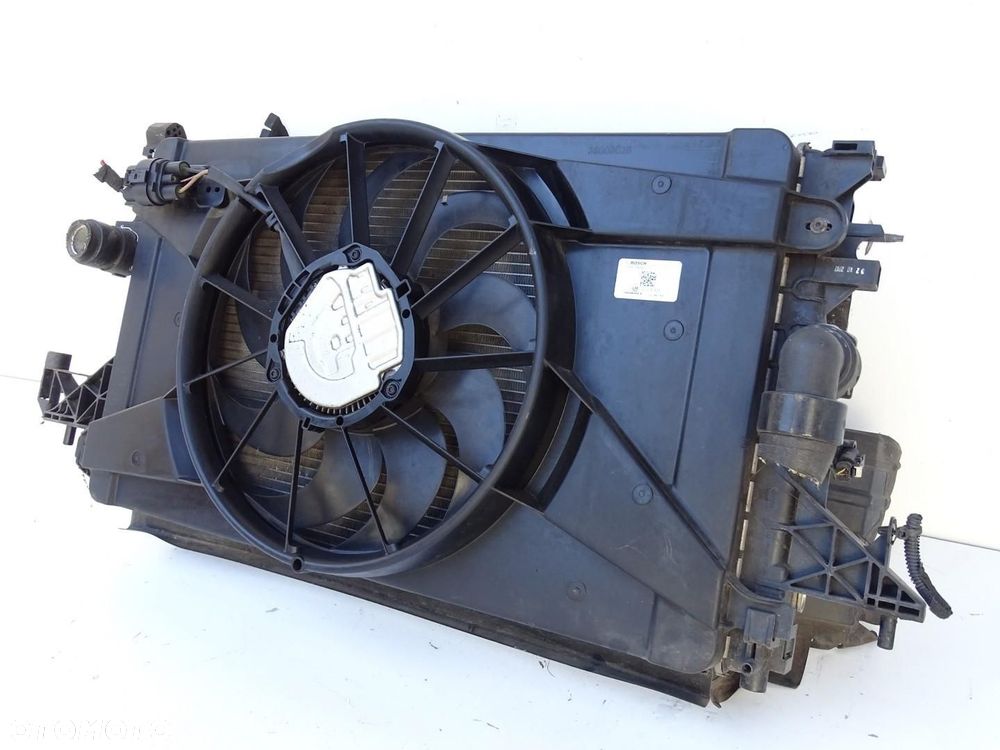 KOMPLET CHŁODNIC WENTYLATOR B14XE LV7 1.4 16V B 100 KM 74kW OPEL ASTRA V K - 8