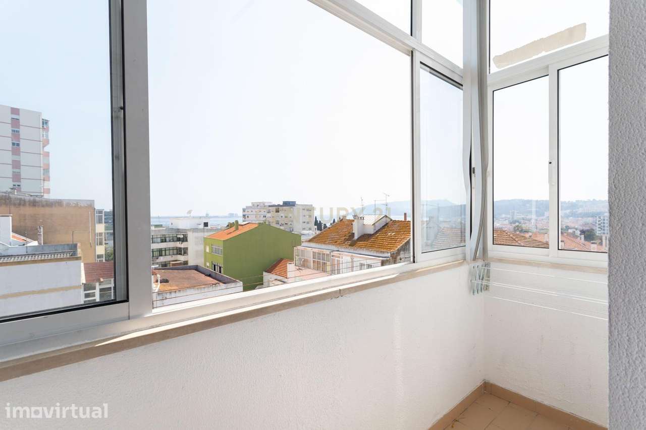 Apartamento T3 com Vista Rio e Garagem – Centro de Setúbal - Grande imagem: 5/19