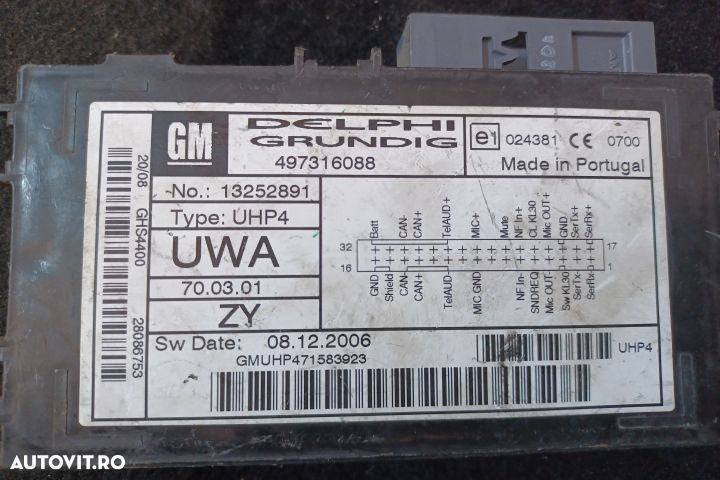 Calculator confort 13252891 497316088 13252891 497316088 Opel Astra H - 3