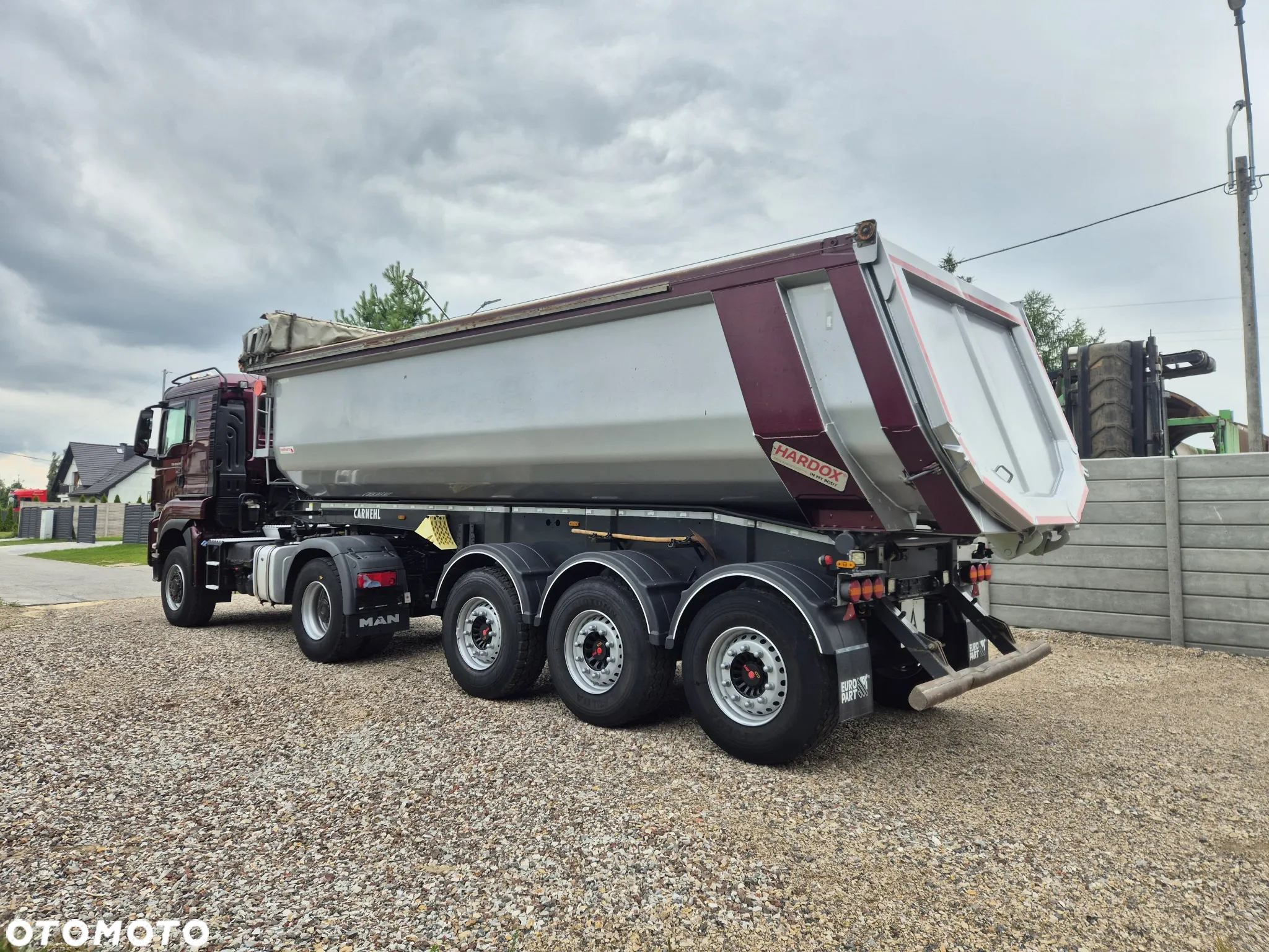 MAN TGS 18.470 4X4 Reduktor Most Zestaw Patelnia Wywrotka Euro6 Carnehl Ciągnik siodłowy Naczepa Hydraulika Mulda - 7