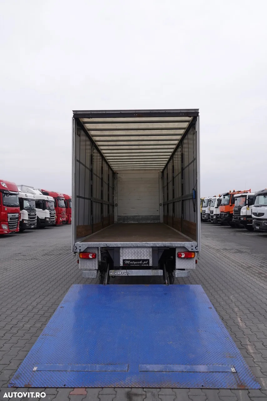 MAN EUROCARGO / 12. 190 / PERDEA - 8,5 m / SOLO / RIDIFICĂTOR / CONTRACTUL DE SERVICE POST / EURO 6 - 15