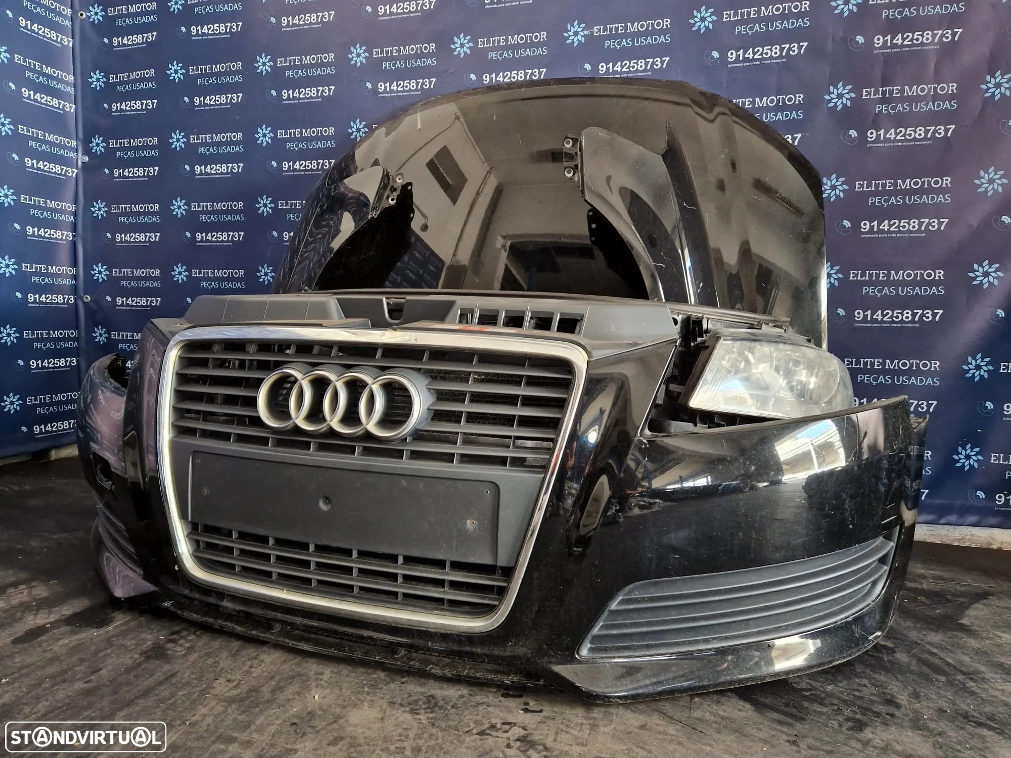 Frente completa usada AUDI A3 8P FASE 3 2010 parachoques guardalamas oticas capot radiador - 3