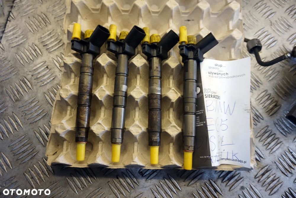 WTRYSKIWACZE WTRYSKI 5 E60 LIFT LCI 2.0 D POMPA WTRYSKOWA LISTWA  0445116 7809129 7807495 BMW 2007-2010 - 4