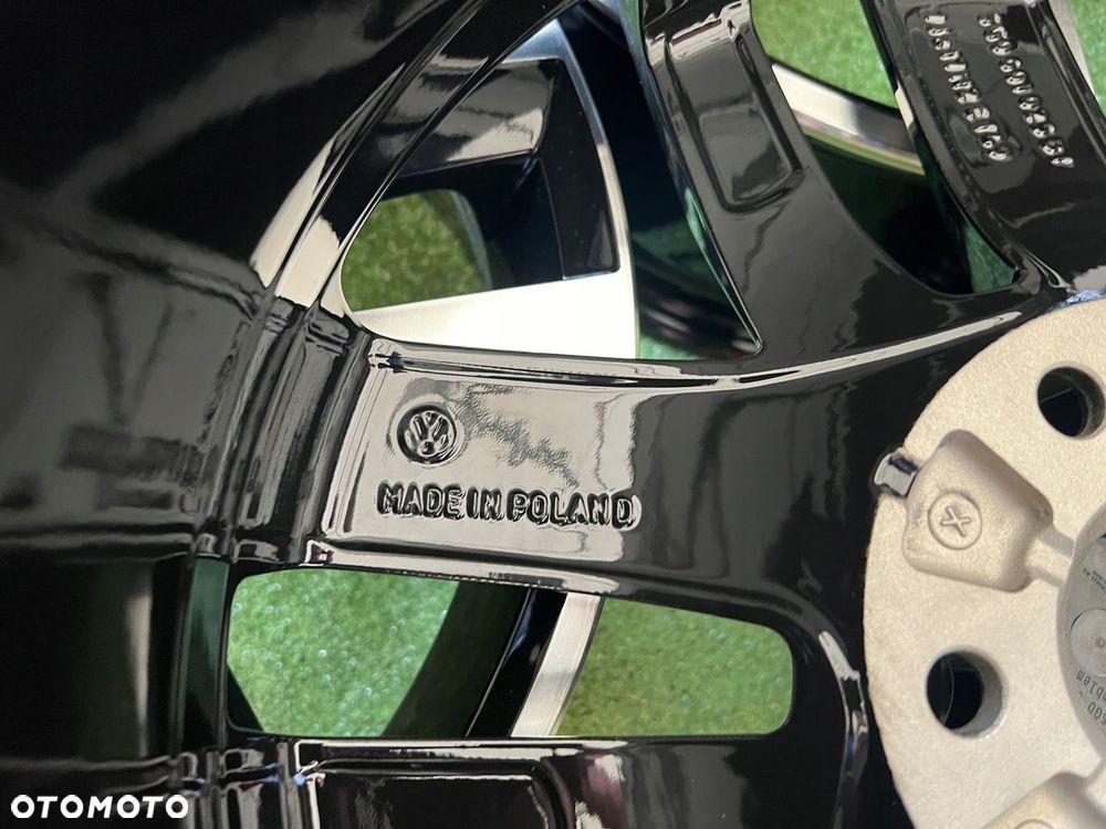 KOMPLET FELG FELGI ALU VW VOLKSWAGEN 5G0 GOLF TOURAN PASSAT 17 ORYGINALNE - 10