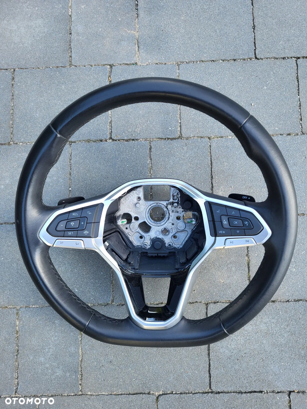 KIEROWNICA SKÓRA ŁOPATKI POLO VI PASSAT B8 TAIGO T-ROC