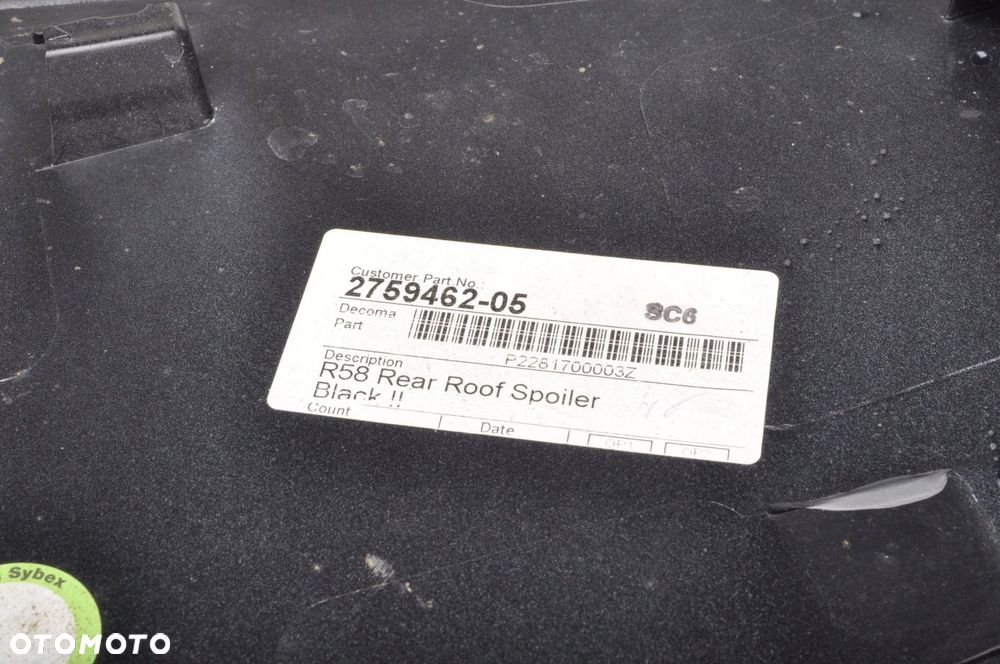 MINI R58 SPOILER SPOJLER KLAPY LOTKA 2758736 - 15