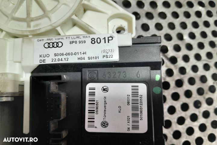 Motoras macara geam dreapta 8P0959802P 8P0959802P Audi A3 8P/8PA [2th - 3
