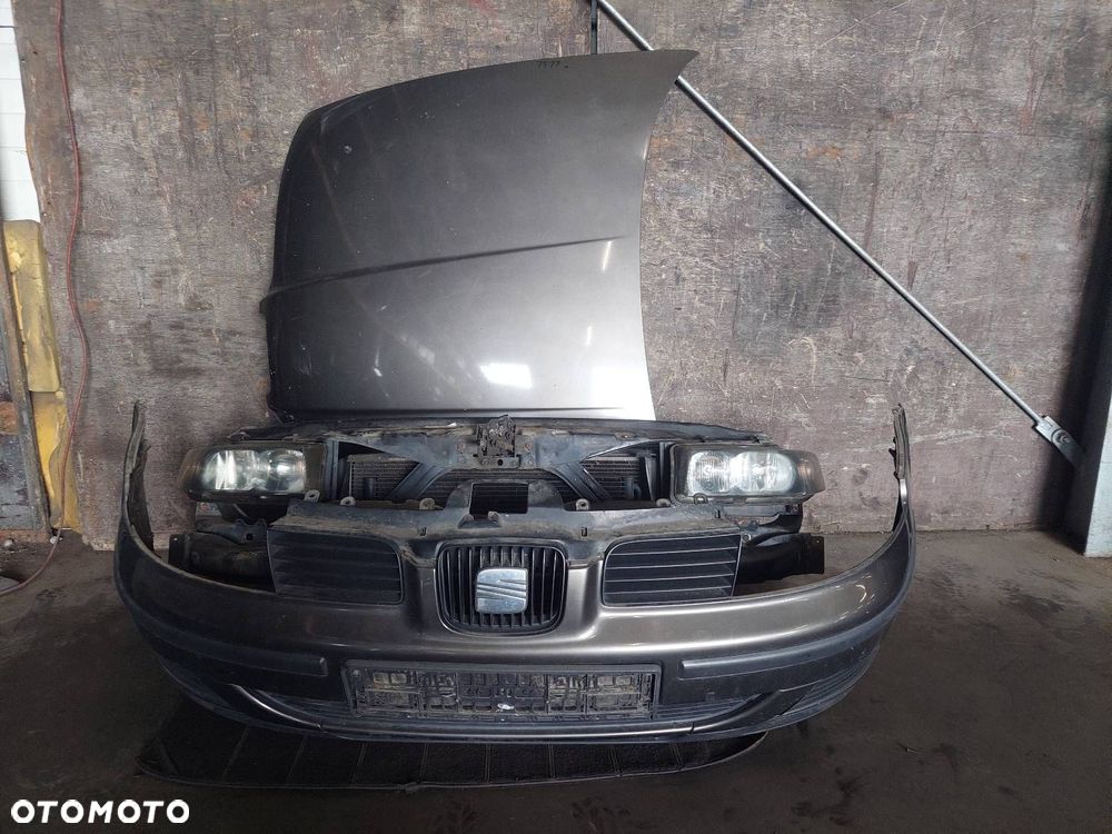 KOMPLETNY PRZÓD MASKA ZDERZAK PAS PRZEDNI LAMPY SEAT TOLEDO II LEON I LS7X - 1