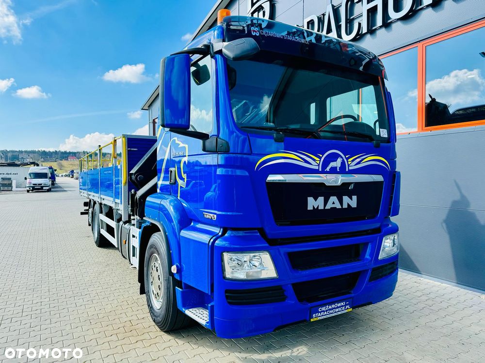 MAN TGM TGL TGS 26.360 skrzynia z żurawiem // HMF 1420 K2 12,6 m !! dzwig kran crane - 16