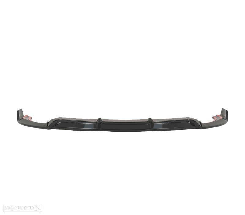 SPOILER FRONTAL MERCEDES CLASE E W213 16-20 LOOK SPORT PRETO BRILHANTE - 5