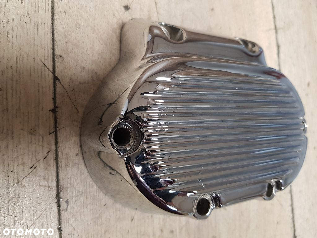 Pokrywa skrzyni biegów dekiel chrom Harley Davidson 37082-87 - 3